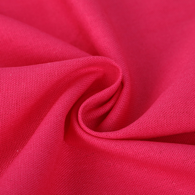 Large Quantity of  Ready Goods in More Than 50 Colors  Woven Plain Fabric Linen Viscose for Making Clothes