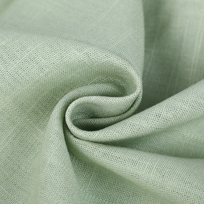 Factory Wholesale Custom Slub Textured Linen Viscose Fabric for Women's Clothing Low Price Dress Material Stretch Feature Woven