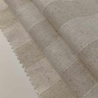 Factory Wholesale Custom Cheap Price Viscose Organic Linen Fabric Natural Eco-friendly Woven for Garment Dress Yarn Dyed Plain