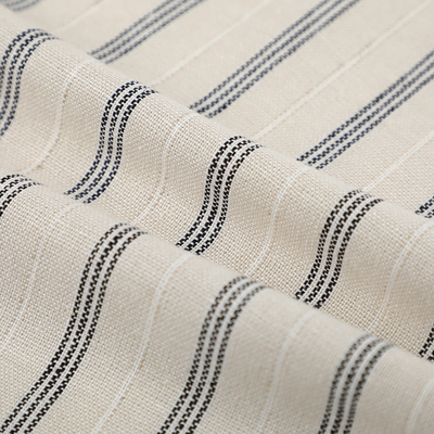 2025 Customizable Sustainable 55 Linen & 45 Viscose Cotton Woven Fabric Plain Dyed Blackout Fabric for Girls & Boys Dress