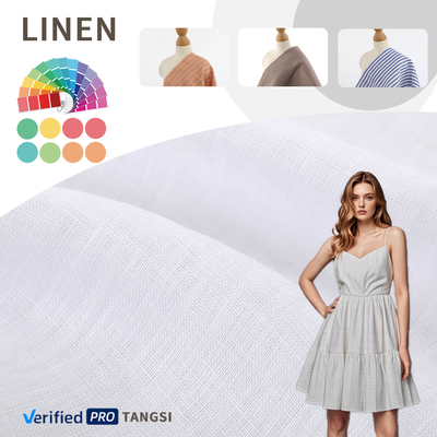 Pure Fabric High Quality  Women and Men Clothing Fabric Woven Custom Medium Weight for Clothing
