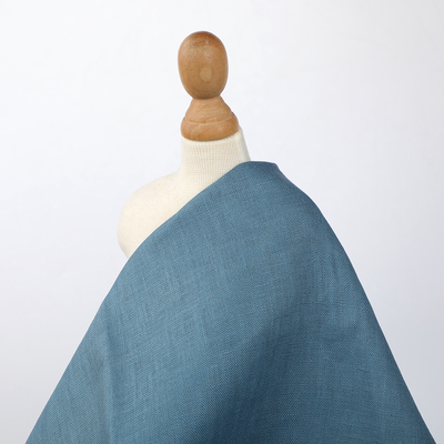 China New Design Cheap Price Great Sweat Absorption Soft 9*9 Pure Linen Fabrics for Girls Women Men Fabric for Clothing