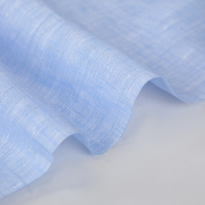 High Quality Latest Fashion Pattern Weave Soft and Breathable Yarn Dyed Woven Fabrics 100% Linen Fabric for Clothing