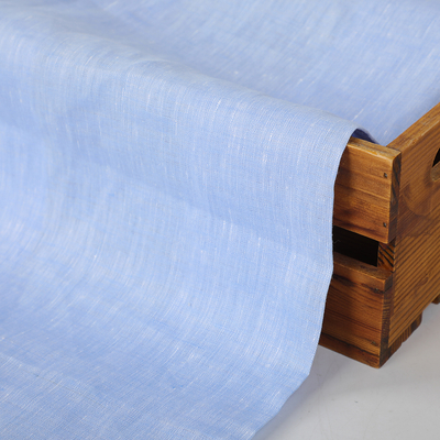 High Quality Latest Fashion Pattern Weave Soft and Breathable Yarn Dyed Woven Fabrics 100% Linen Fabric for Clothing