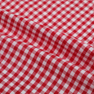 2025 Shaoxing Eco-friendly 100% Cotton Fabric Breathable Checks Pattern Cloth Woven for All Seasons Use for Boys Dress