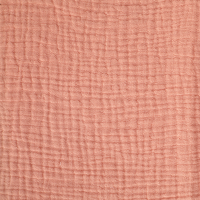 Top Fashion 100% Cotton Fabric Organic Piece Dyed Double Layer Crepe Material in Pure Color-Soft Feel for Baby & Kids Boys Girls