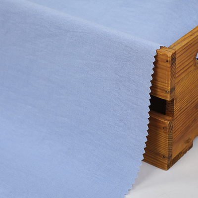 High Quality Wholesale Factory Solid Color Woven Plain Fabric 100% Polyester  Ready Goods for Women and Men's Clothing