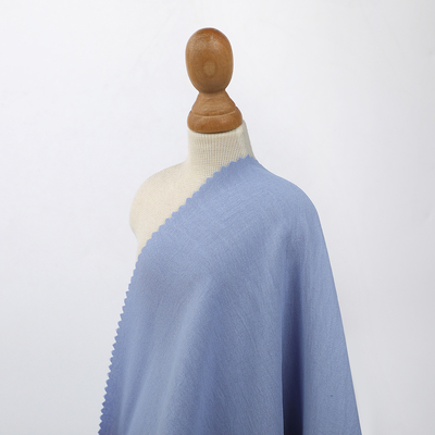 High Quality Wholesale Factory Solid Color Woven Plain Fabric 100% Polyester  Ready Goods for Women and Men's Clothing