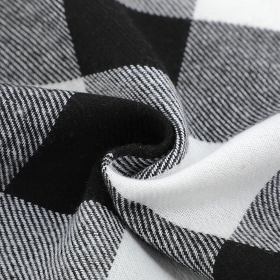 Shaoxing Textile Material Brushed Pure Polyester Yarn Dyed 12N*12N Fabric Blackout Feature for Fashion Clothes