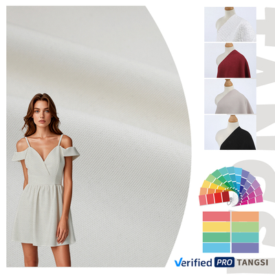 High Quality 58% Polyester 35% Tencel Woven Plain Cotton Lyocell Fabric Women's Shirts Dresses Sustainable Boys' Skirts