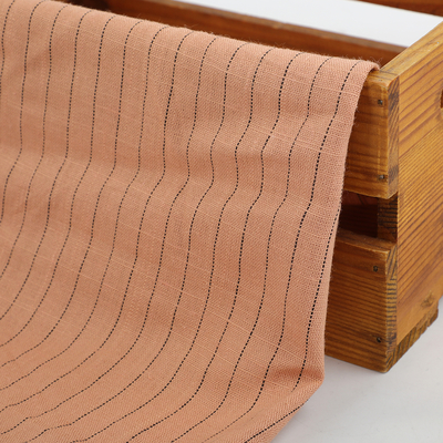 Linen Slub Yarn Dyed Fashion Fabric High Quality Skirt and Shirt Cloth  Woven Custom Fabric for Clothing