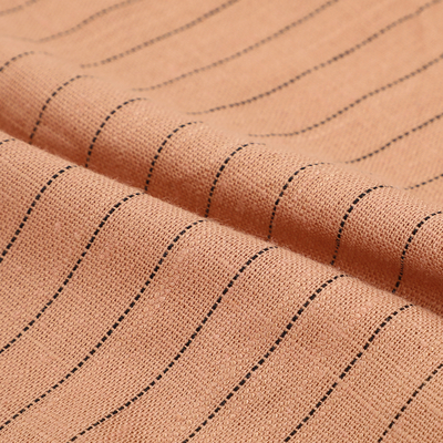 Linen Slub Yarn Dyed Fashion Fabric High Quality Skirt and Shirt Cloth  Woven Custom Fabric for Clothing