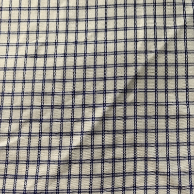 French Eco-friendly Flax Fabrics Check Yarn Dyed 60% Linen 40% Cotton Fabric for Shirt and Clothing