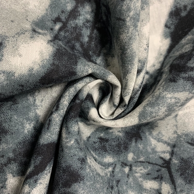 Factory Direct Sales Soft Cheap Custom Linen Fabric Ink and Wash Print Ramie Cotton for Girls Women's  Fabric for Clothing